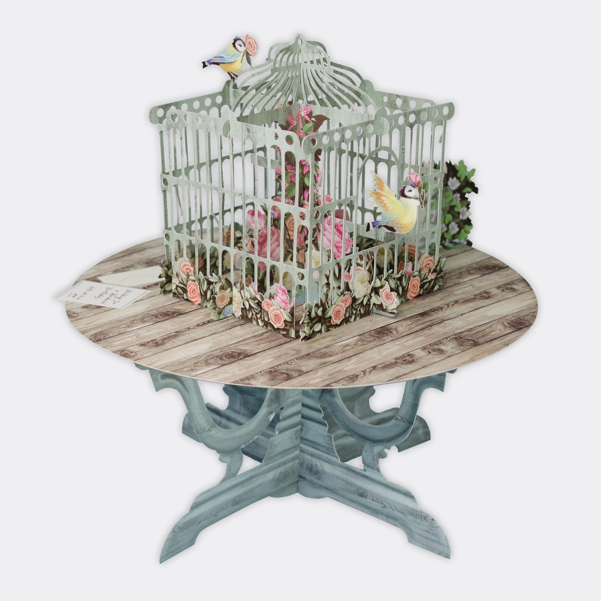 Roses on the Table 3D POP UP Card