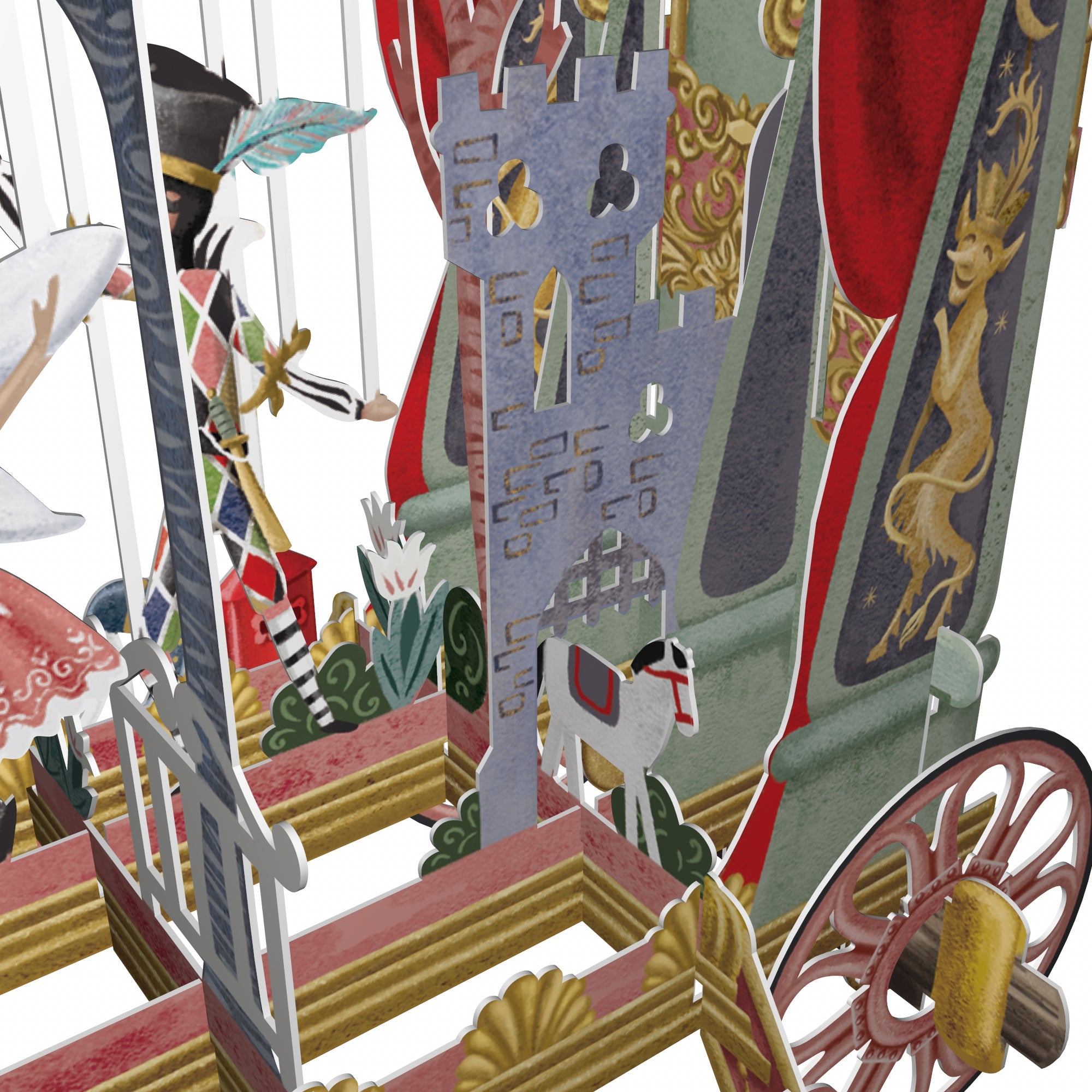 &quot;Puppet Theatre&quot; - 3D Pop Up Greetings Card