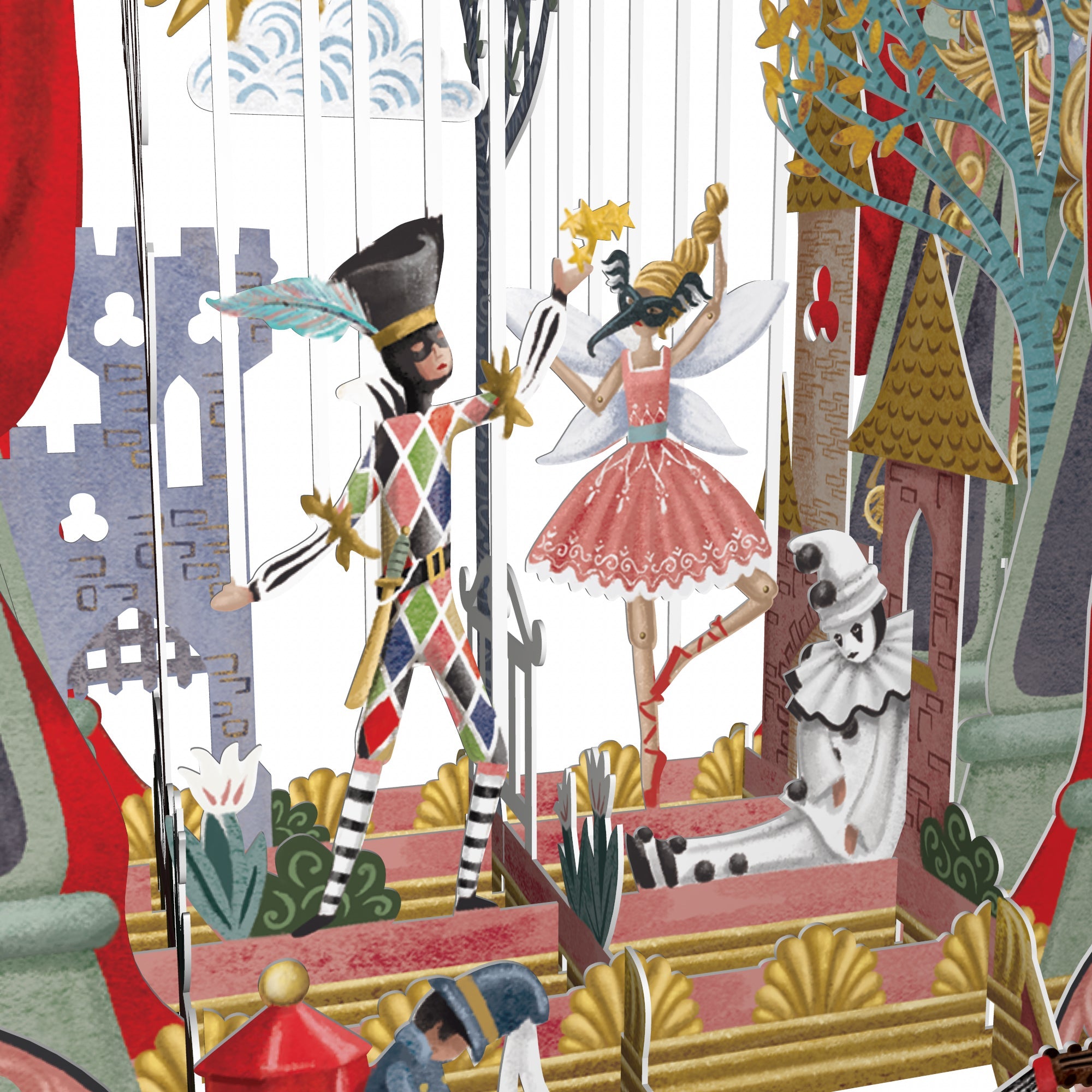 &quot;Puppet Theatre&quot; - 3D Pop Up Greetings Card