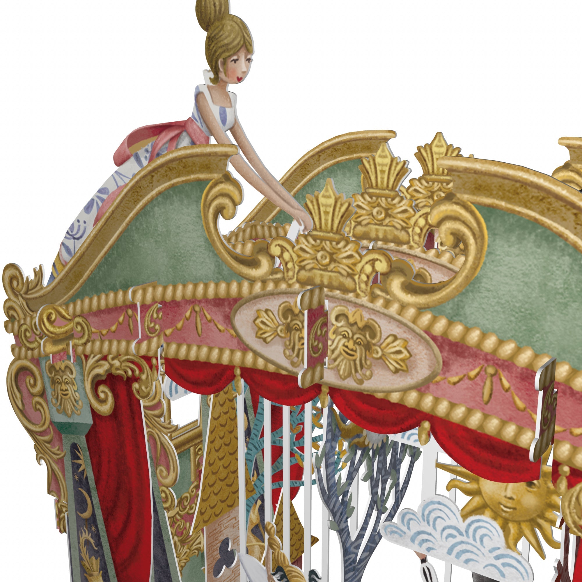 &quot;Puppet Theatre&quot; - 3D Pop Up Greetings Card