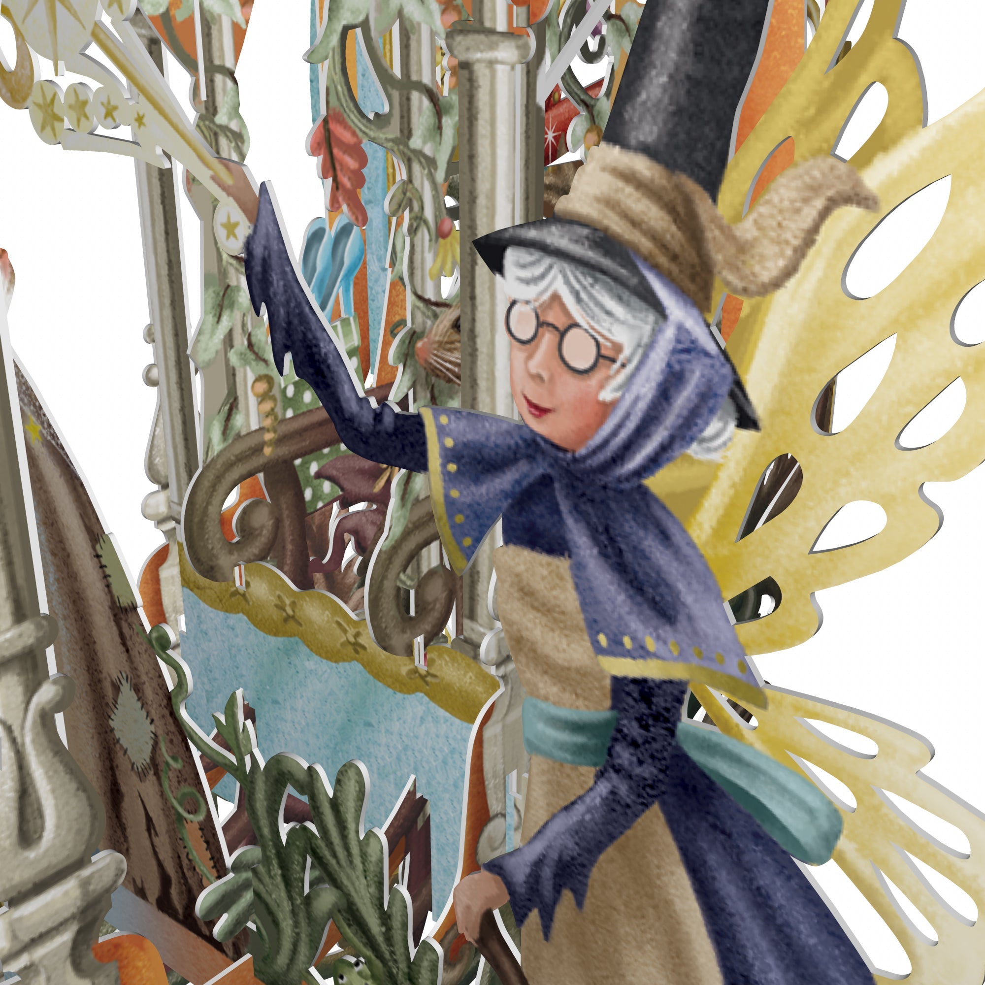 &quot;Cinderella&#39;s Carriage&quot; - 3D Pop Up Greetings Card