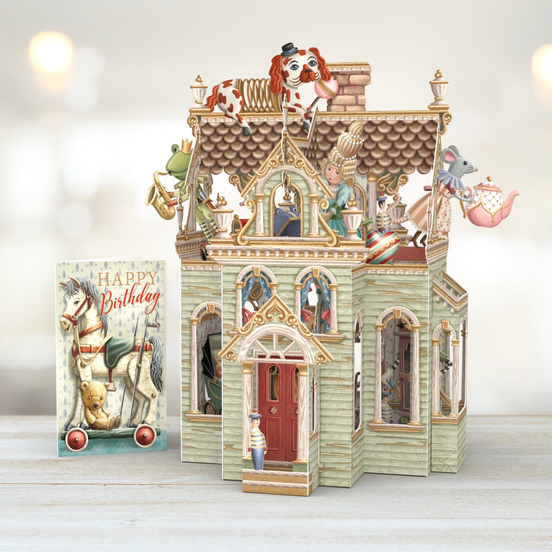 3D Pop Up Dolls House Card 3D033