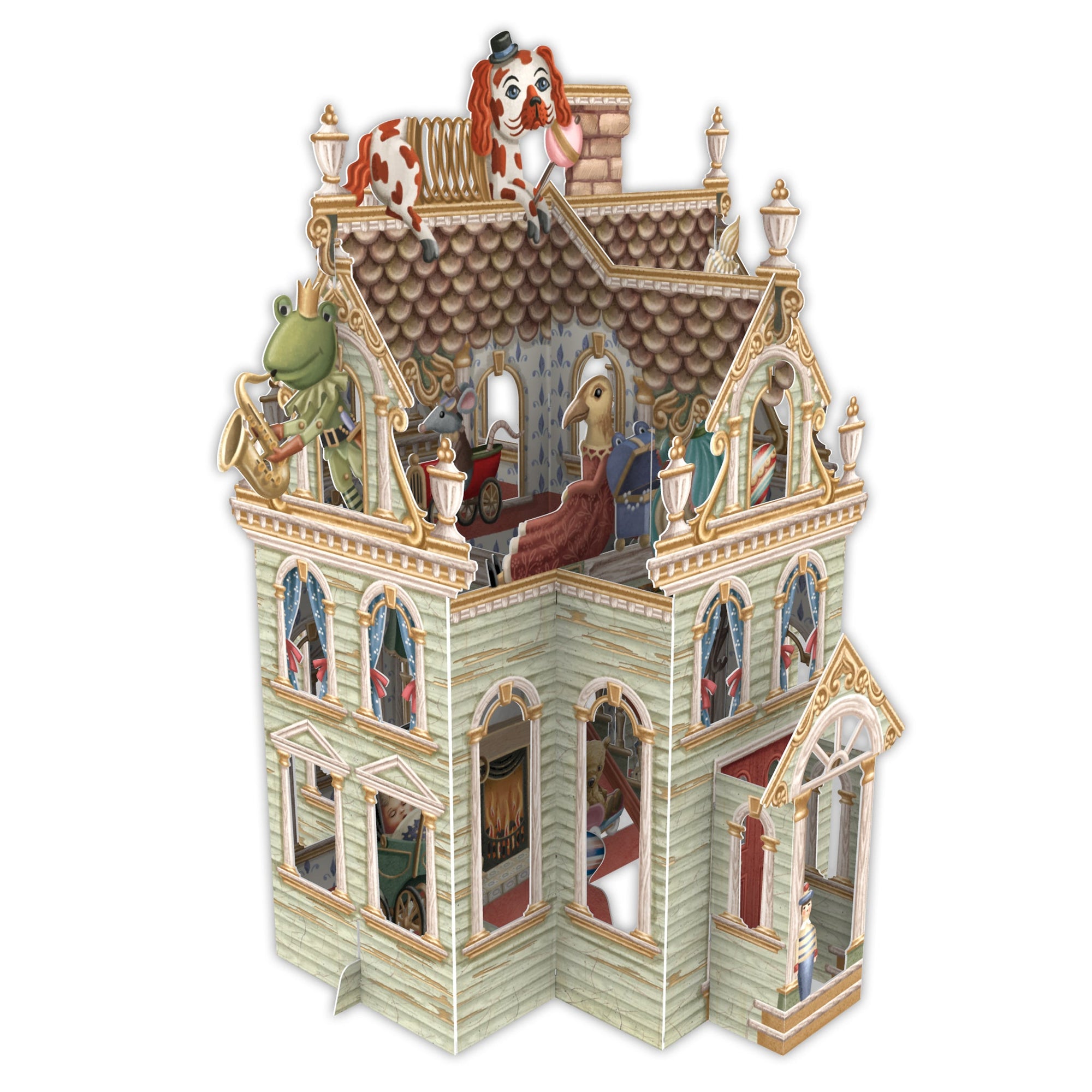&quot;Doll&#39;s House&quot; - 3D Pop Up Greetings Card