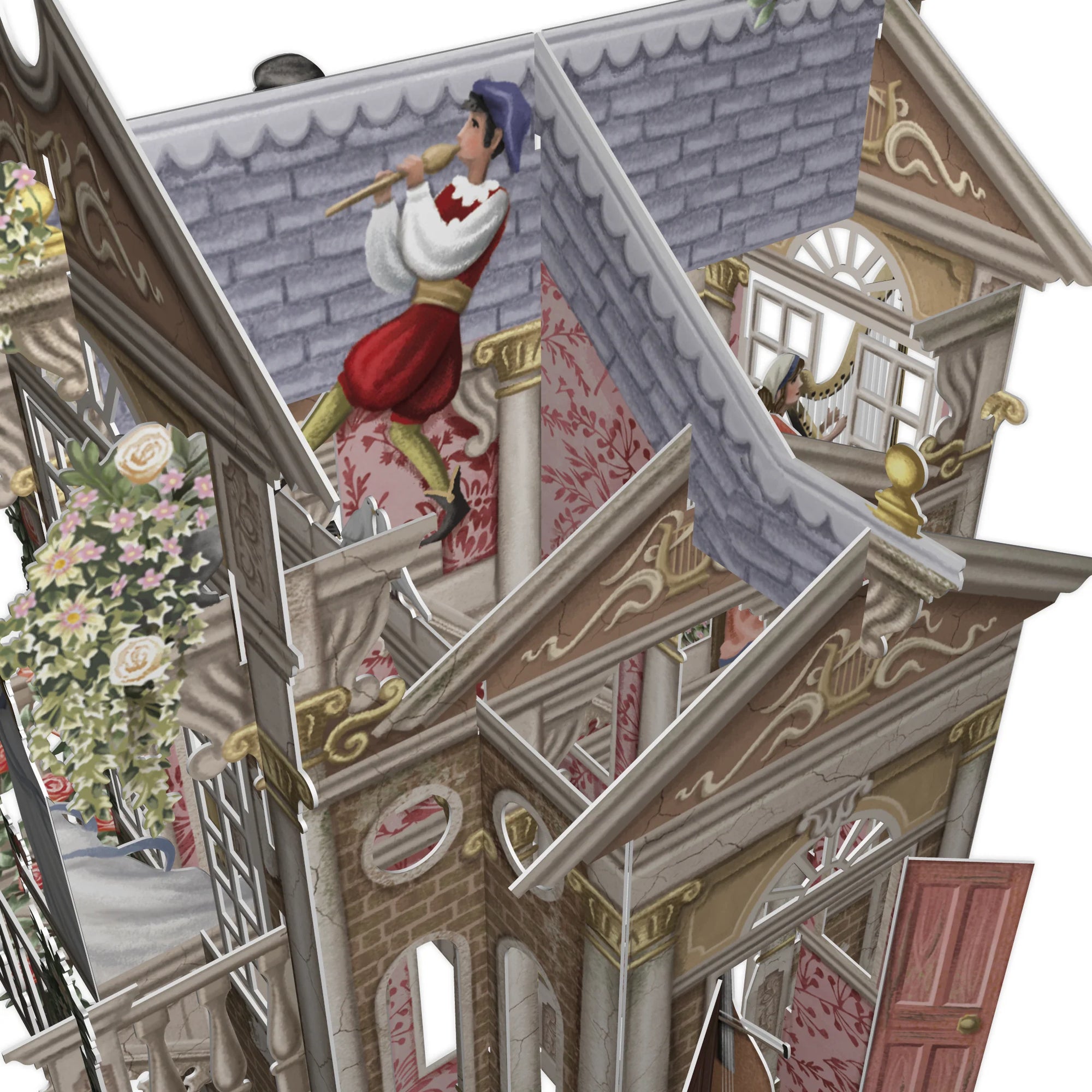 &quot;Romeo &amp; Juliet&quot; - 3D Pop Up Greetings Card