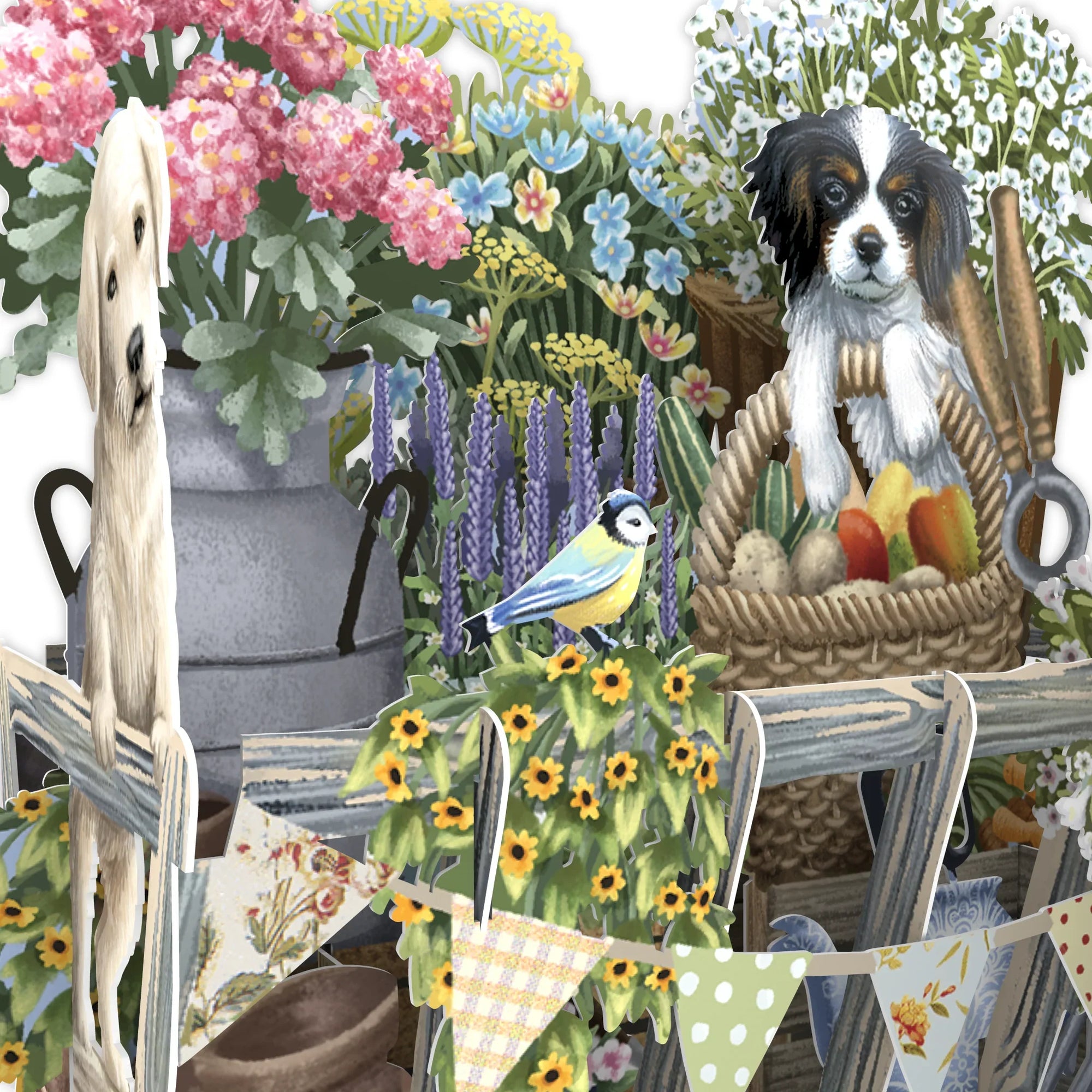 &quot;Goat Cart&quot; - 3D Pop Up Greetings Card