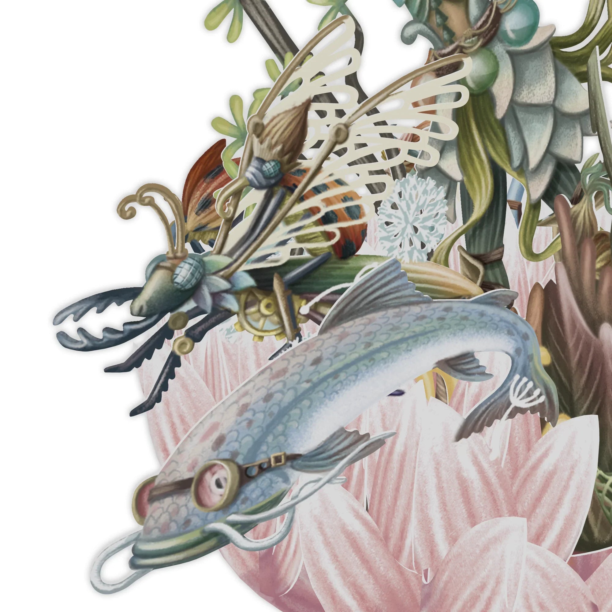 &quot;River Fairy&quot; - 3D Pop Up Greetings Card