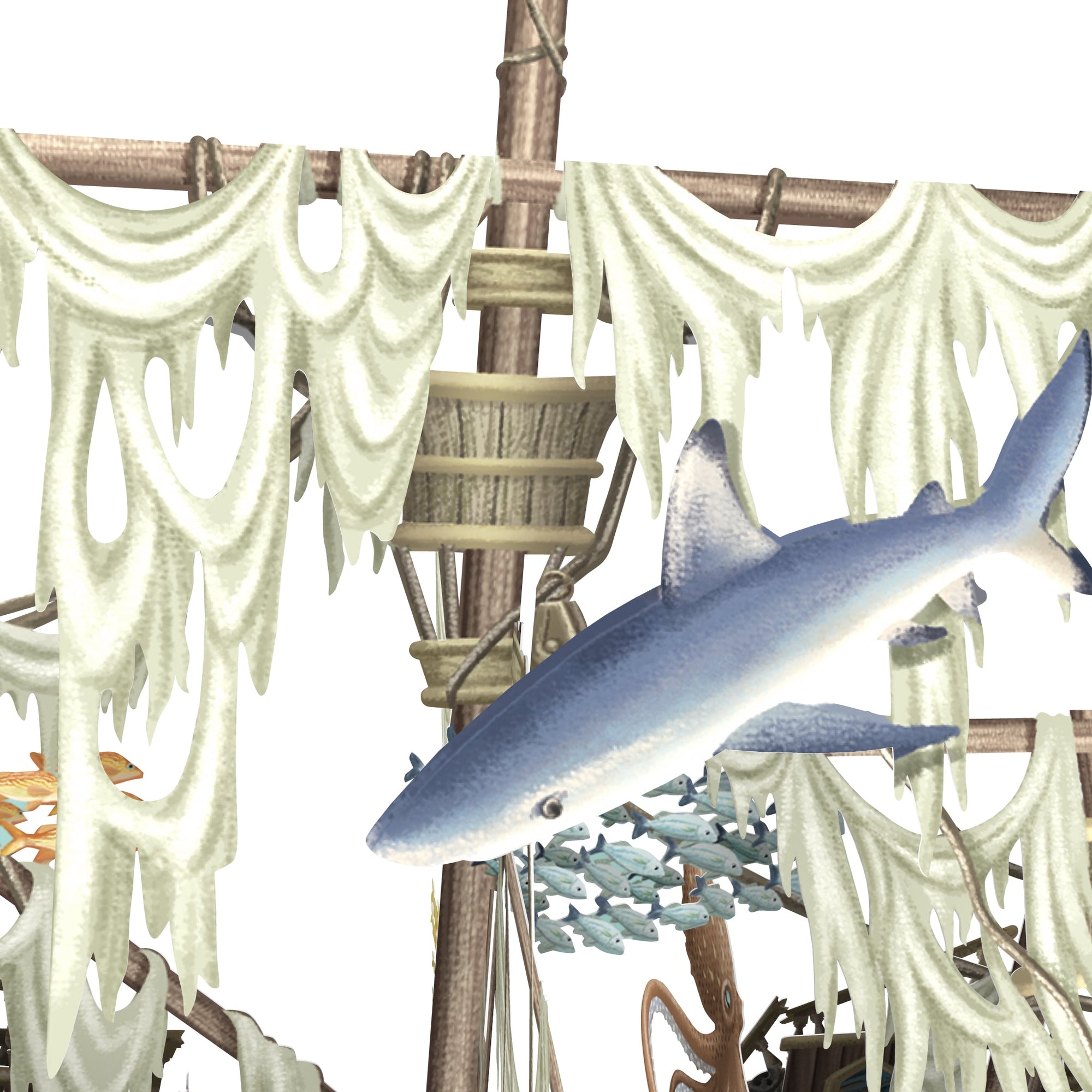 &quot;Sunken Galleon&quot; - 3D Pop Up Greetings Card