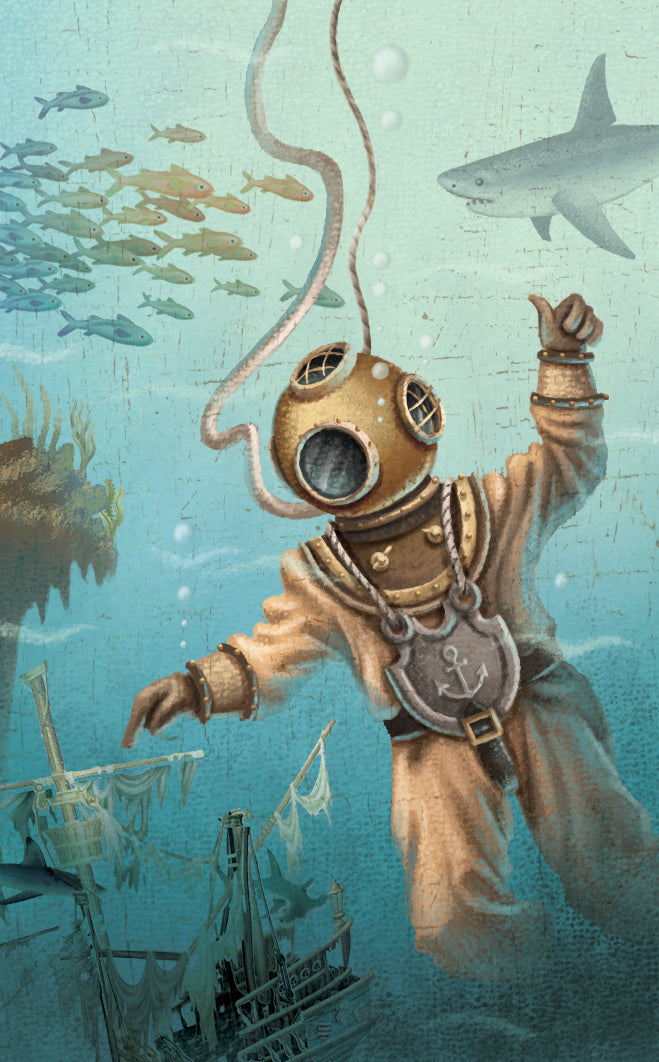 &quot;Sunken Galleon&quot; - 3D Pop Up Greetings Card