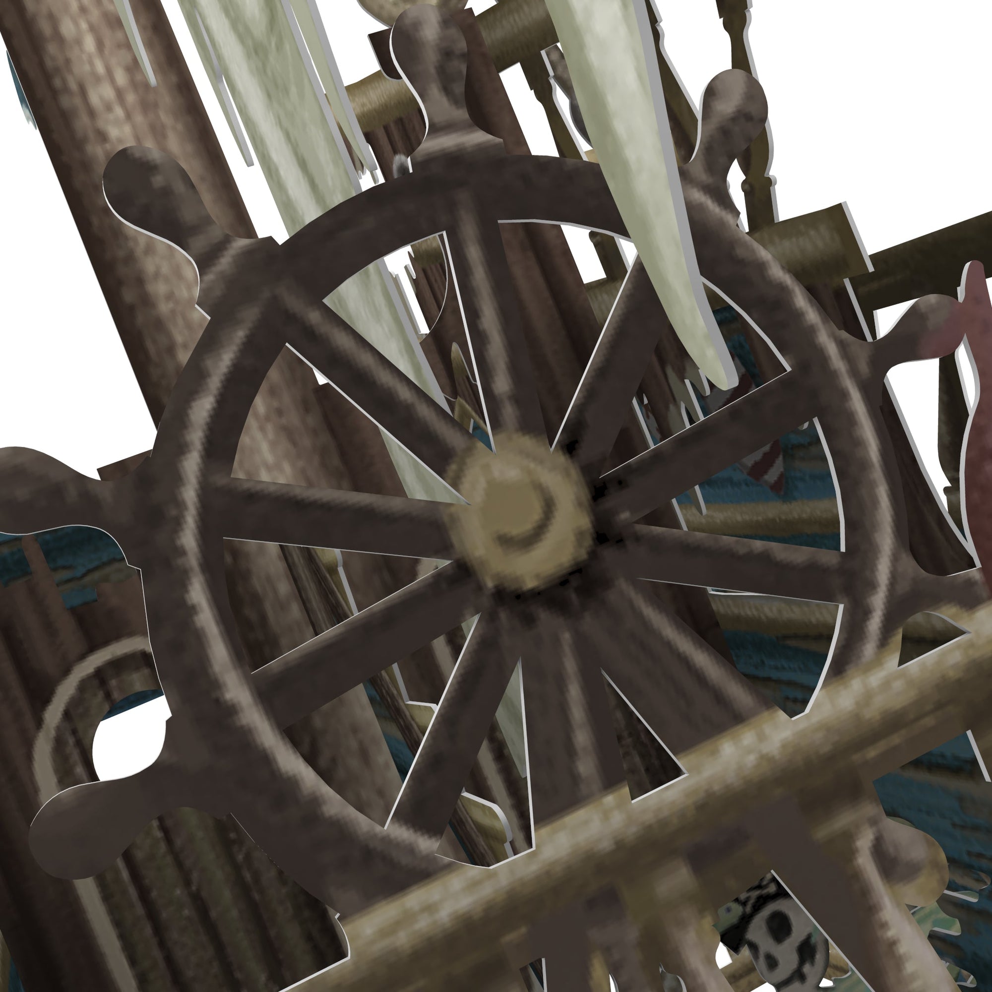 &quot;Sunken Galleon&quot; - 3D Pop Up Greetings Card