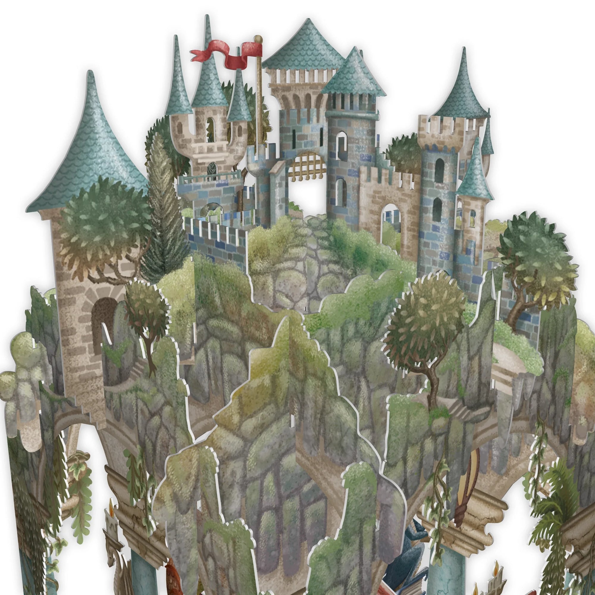 &quot;Book Hoarder&quot; - 3D Pop Up Greetings Card