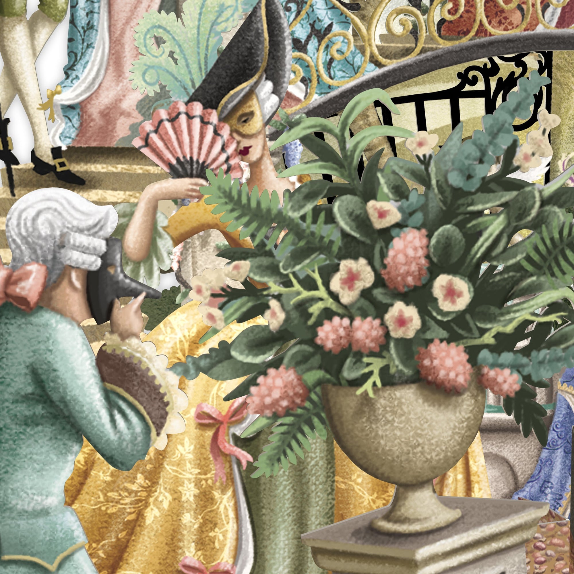 &quot;Masquerade&quot; - Top of the World Pop Up Greetings Card