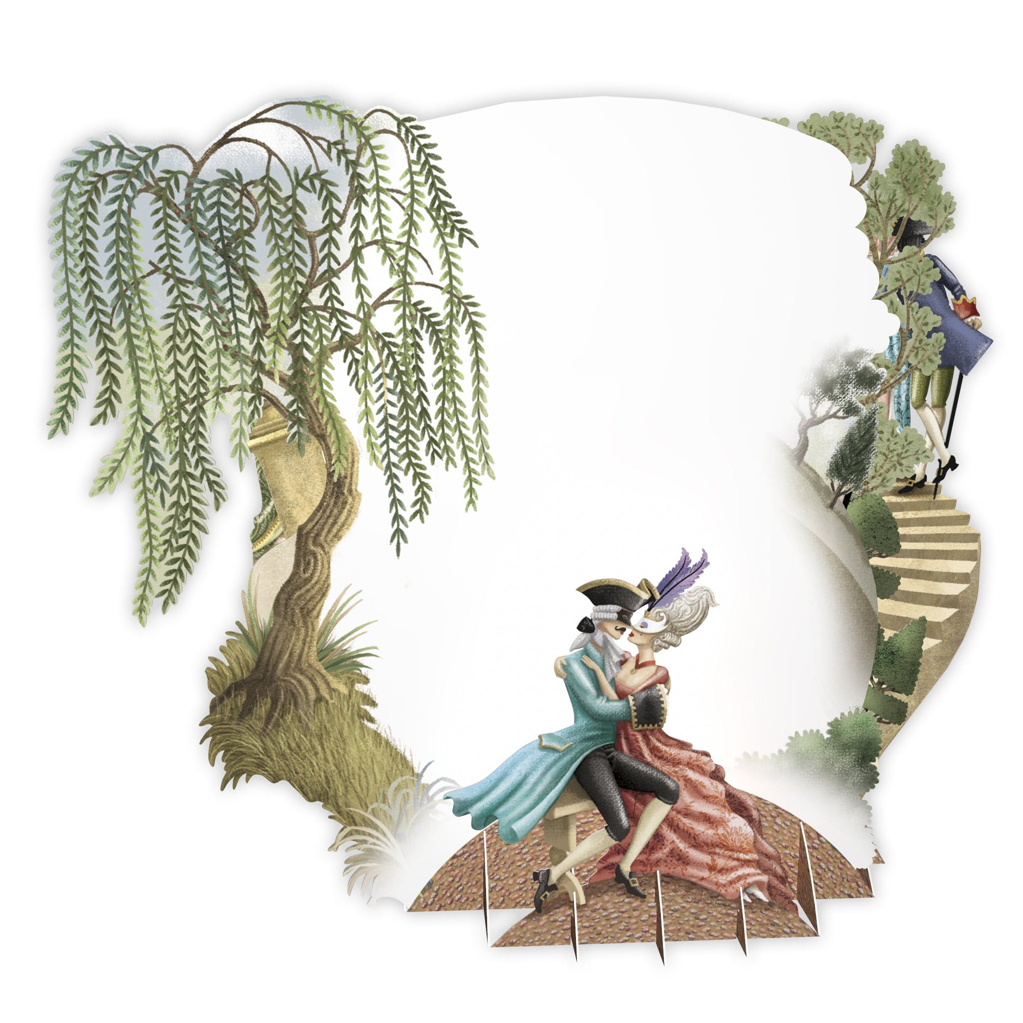 &quot;Masquerade&quot; - Top of the World Pop Up Greetings Card