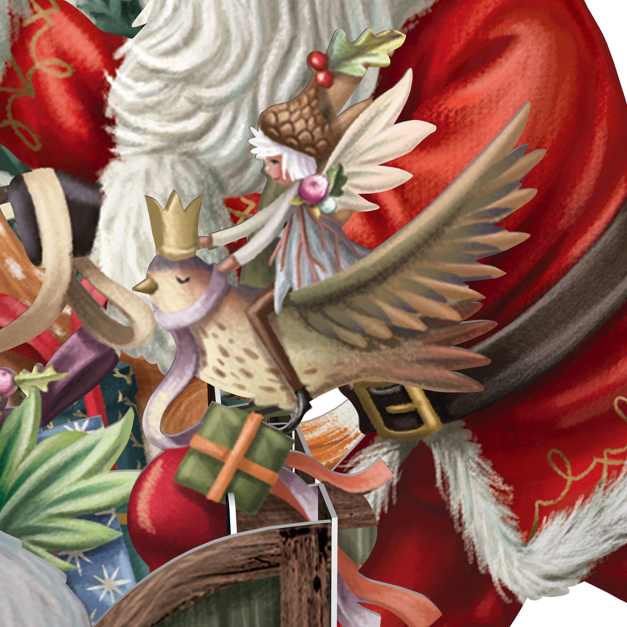 &quot;Woodland Sleigh&quot; - 3D Pop Up Christmas Card