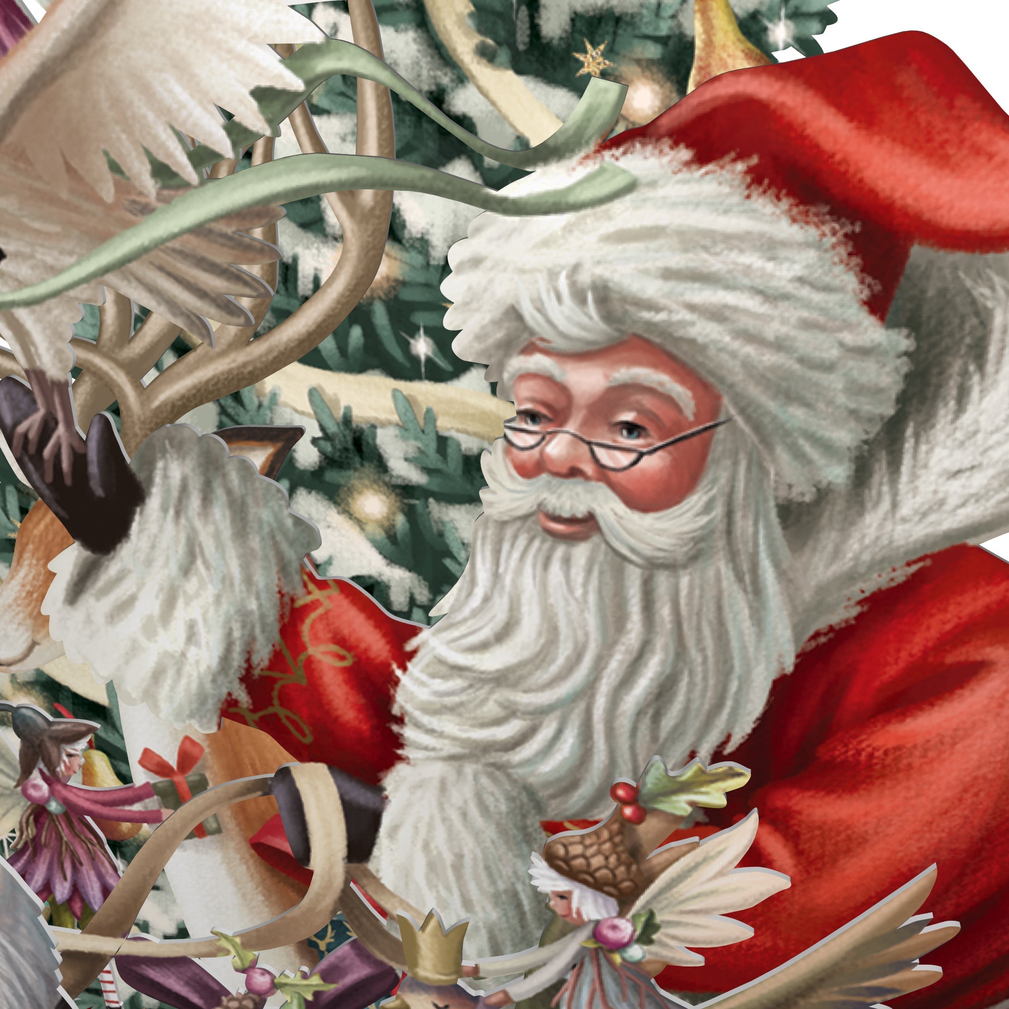 &quot;Woodland Sleigh&quot; - 3D Pop Up Christmas Card