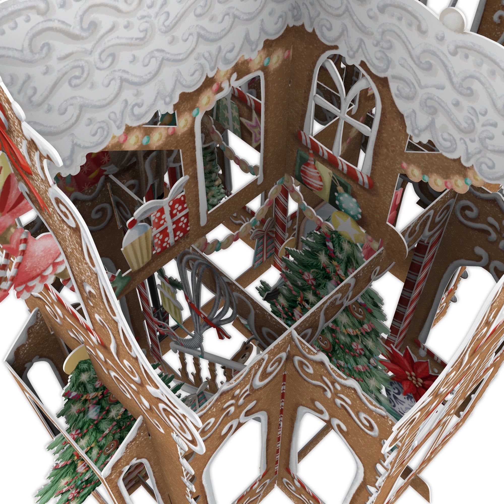 &quot;Gingerbread House&quot; - 3D Pop Up Christmas Card