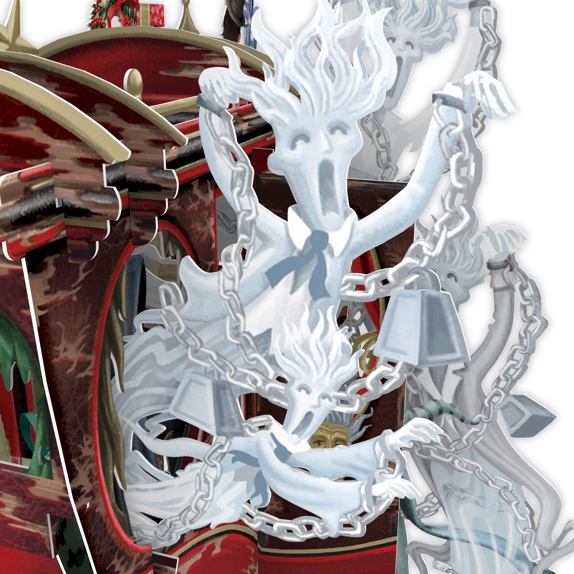 &quot;Christmas Carol&quot; - 3D Pop Up Christmas Card