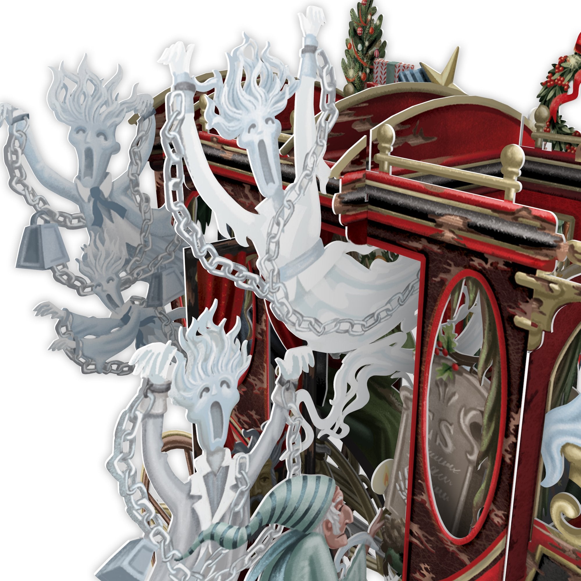 &quot;Christmas Carol&quot; - 3D Pop Up Christmas Card