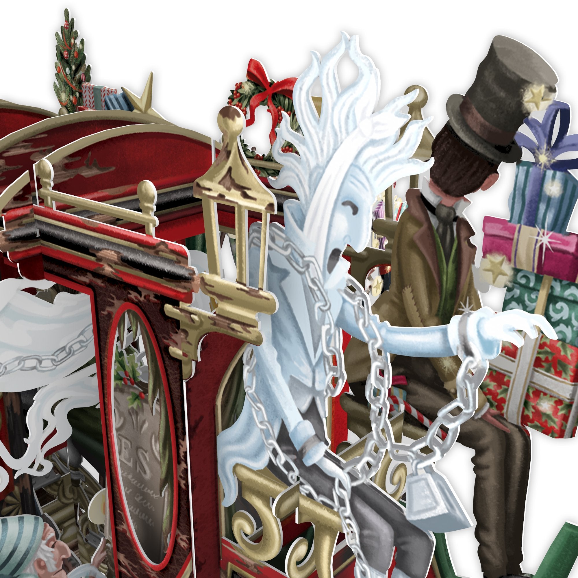 &quot;Christmas Carol&quot; - 3D Pop Up Christmas Card