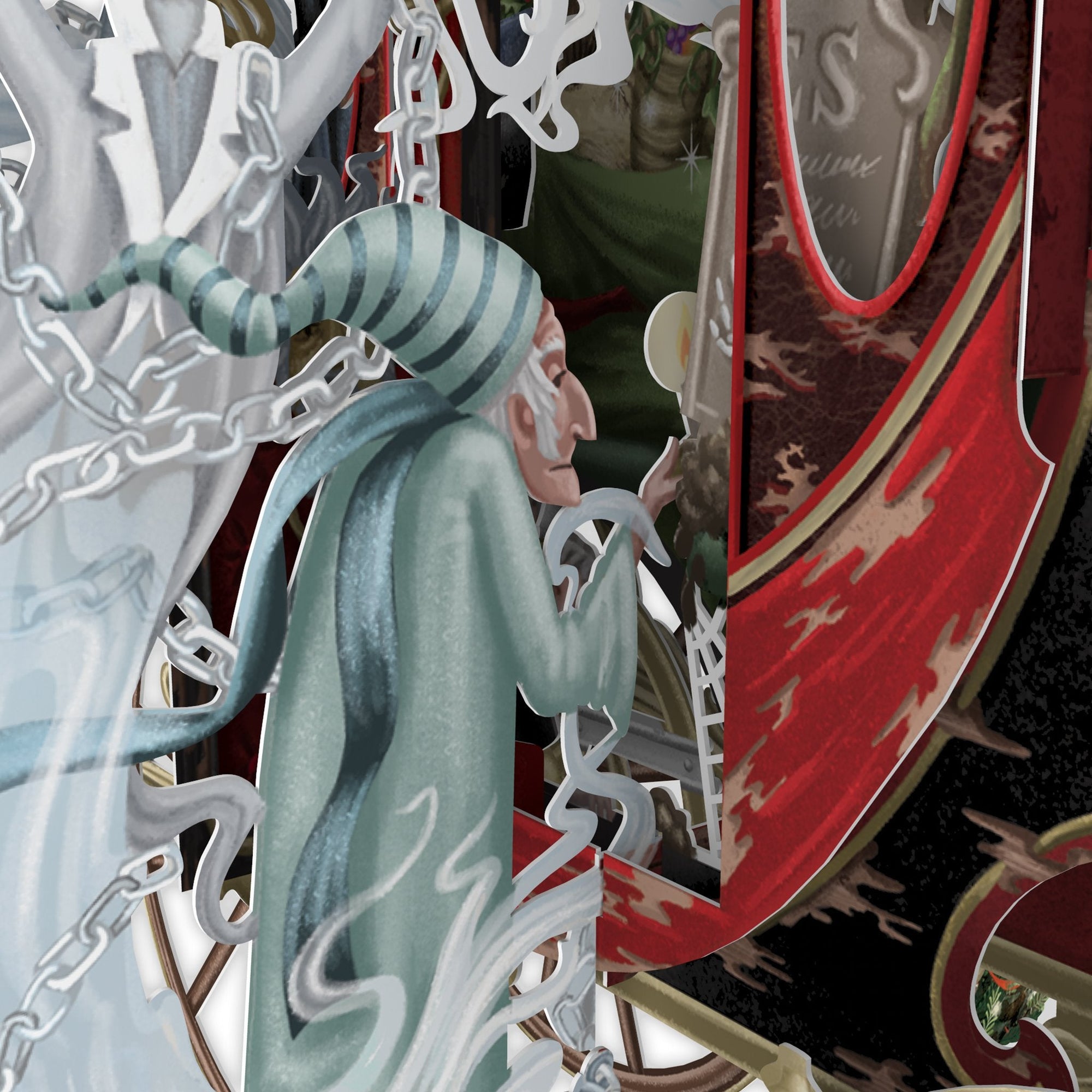 &quot;Christmas Carol&quot; - 3D Pop Up Christmas Card