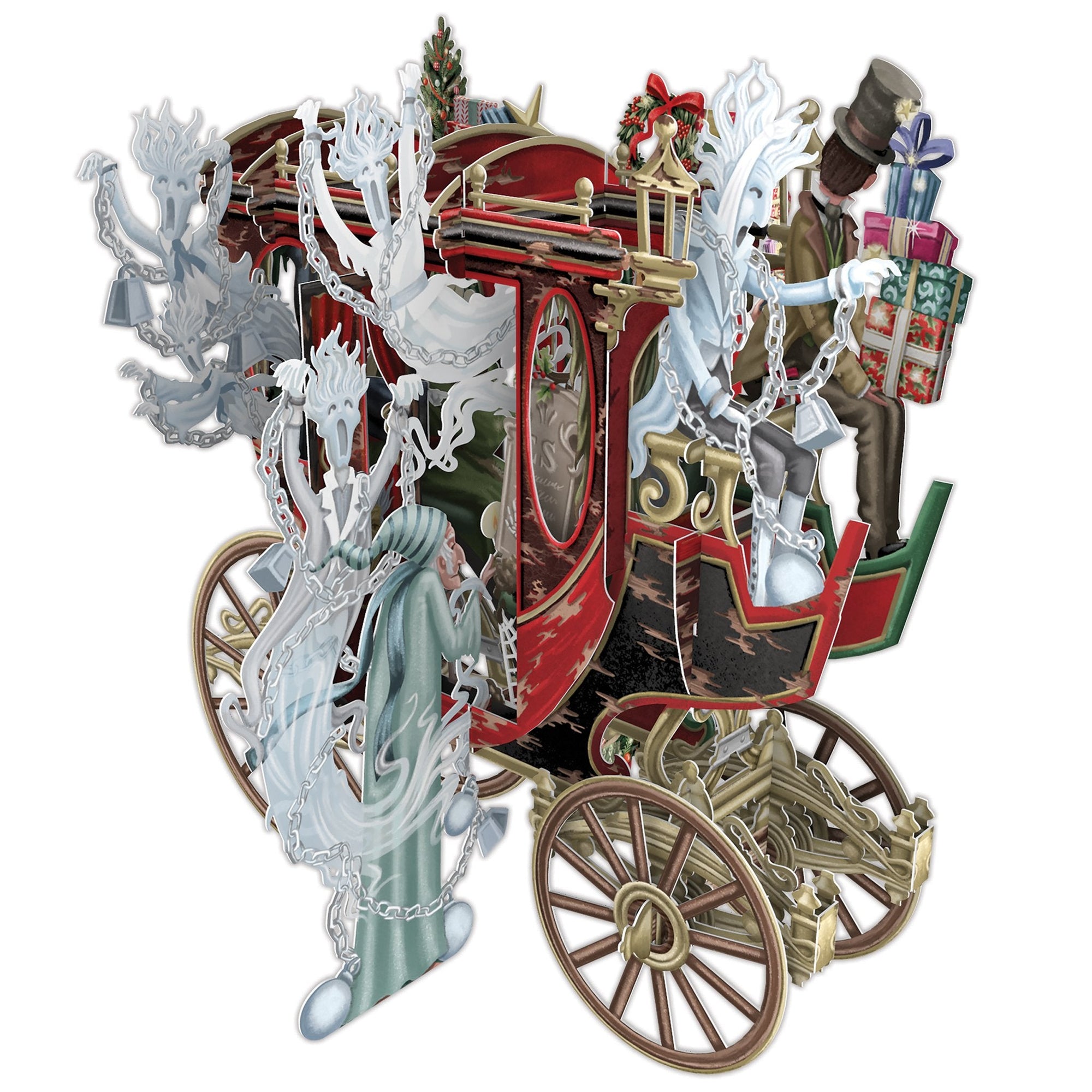 &quot;Christmas Carol&quot; - 3D Pop Up Christmas Card