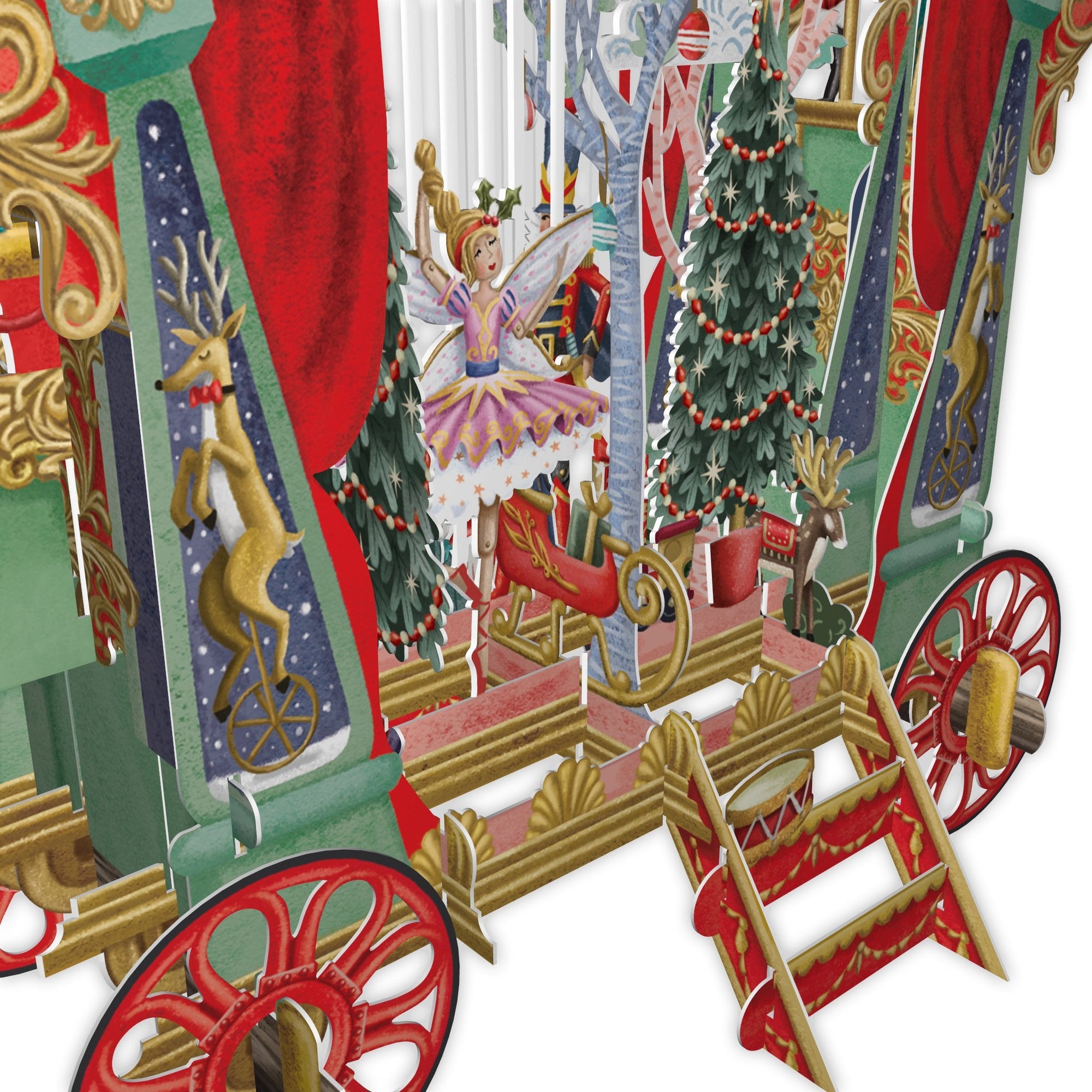 &quot;Christmas puppets&quot; - 3D Pop Up Christmas Card