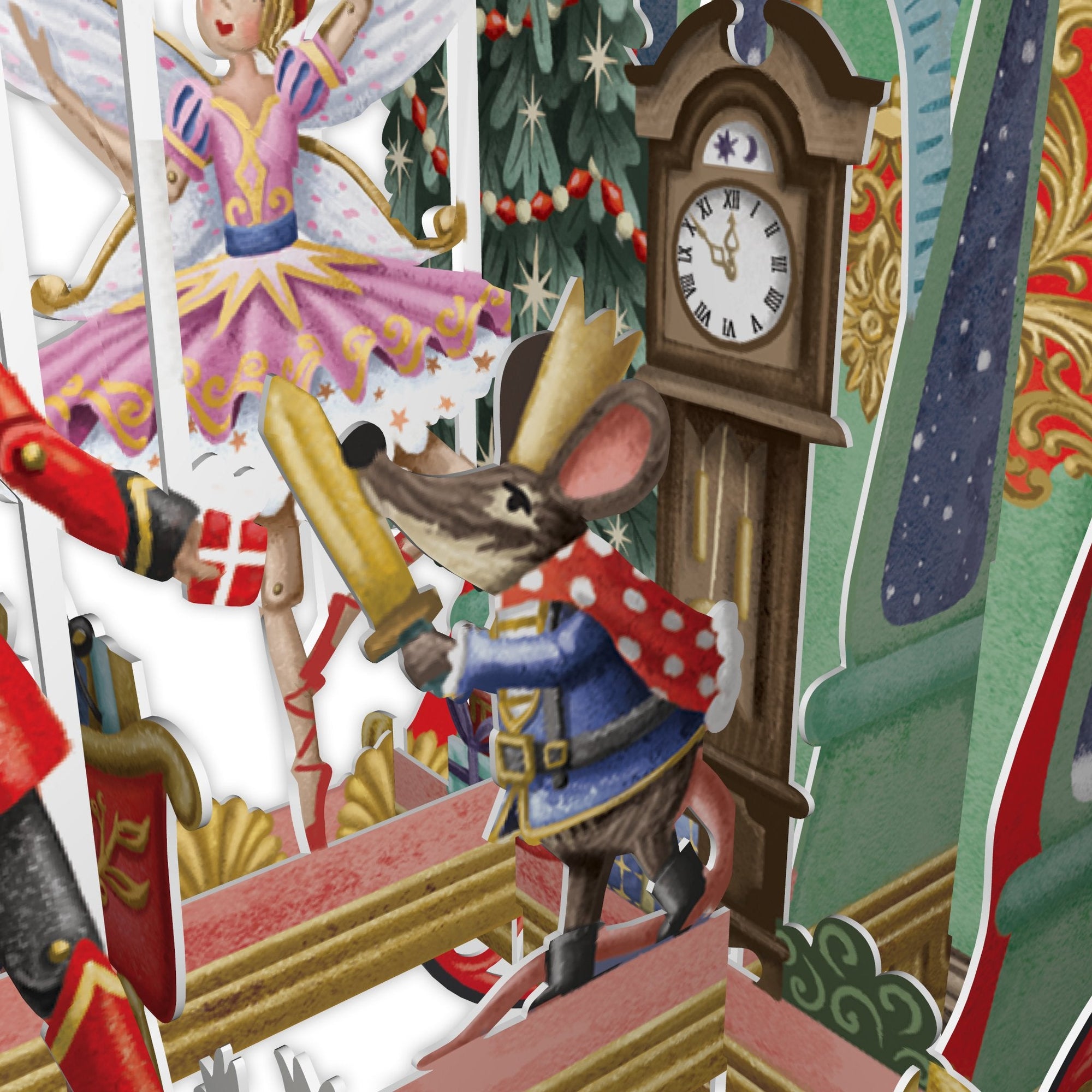 &quot;Christmas puppets&quot; - 3D Pop Up Christmas Card