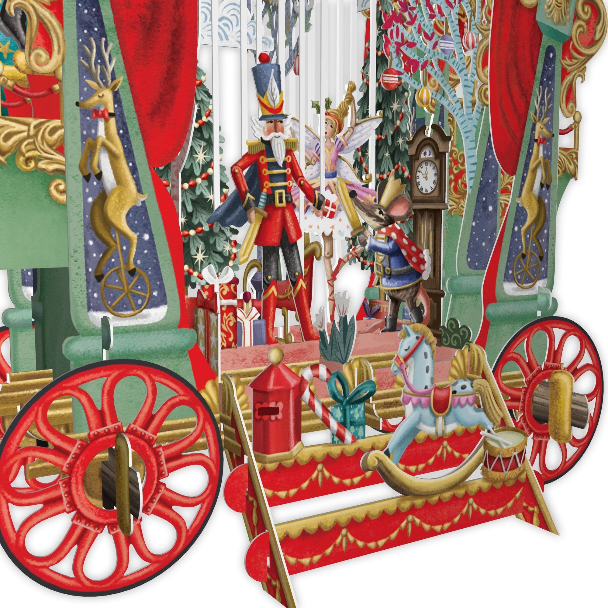 &quot;Christmas puppets&quot; - 3D Pop Up Christmas Card