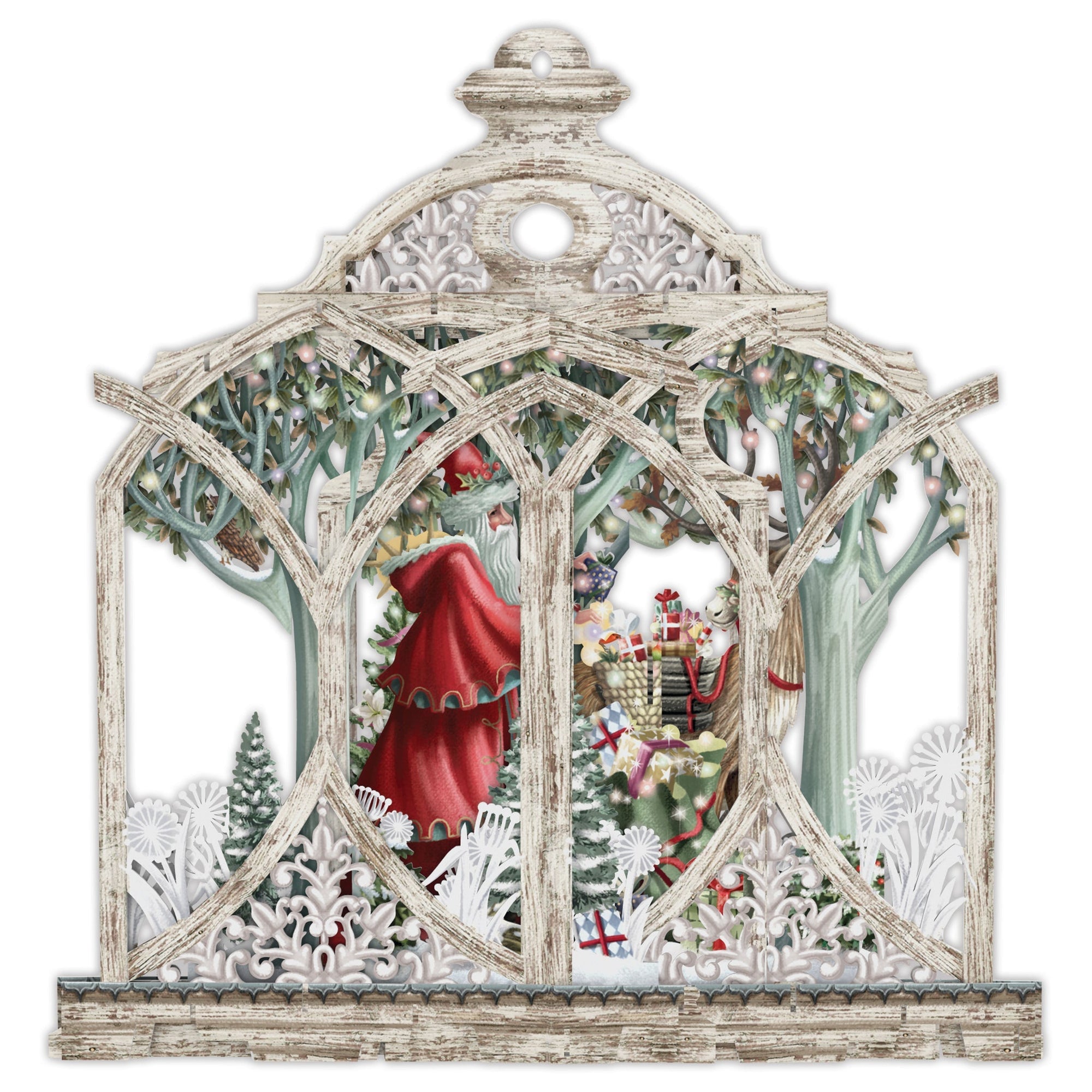 &quot;White Lantern&quot; - 3D Pop Up Christmas Card