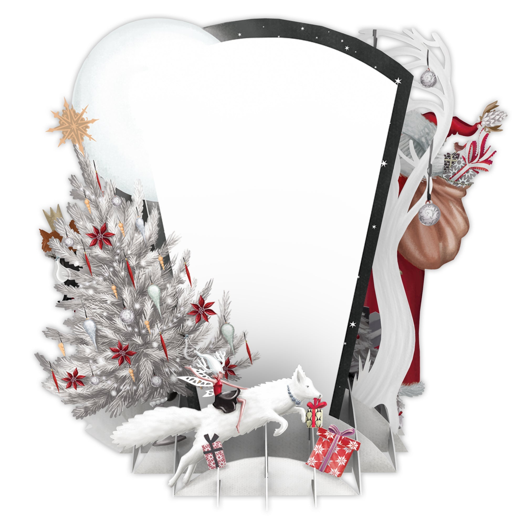 Santa &amp; Fairy Pop Up Christmas Card