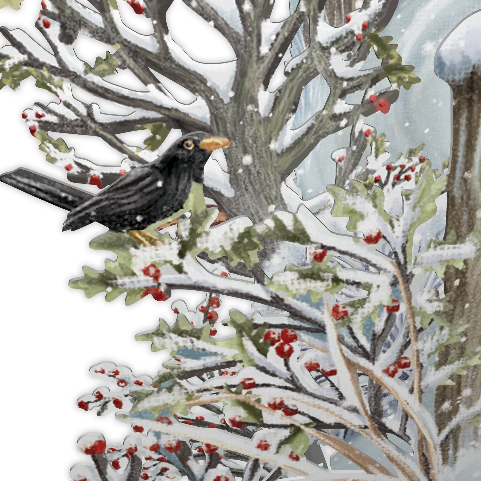 &quot;Let it Snow&quot; - Top of the World Card