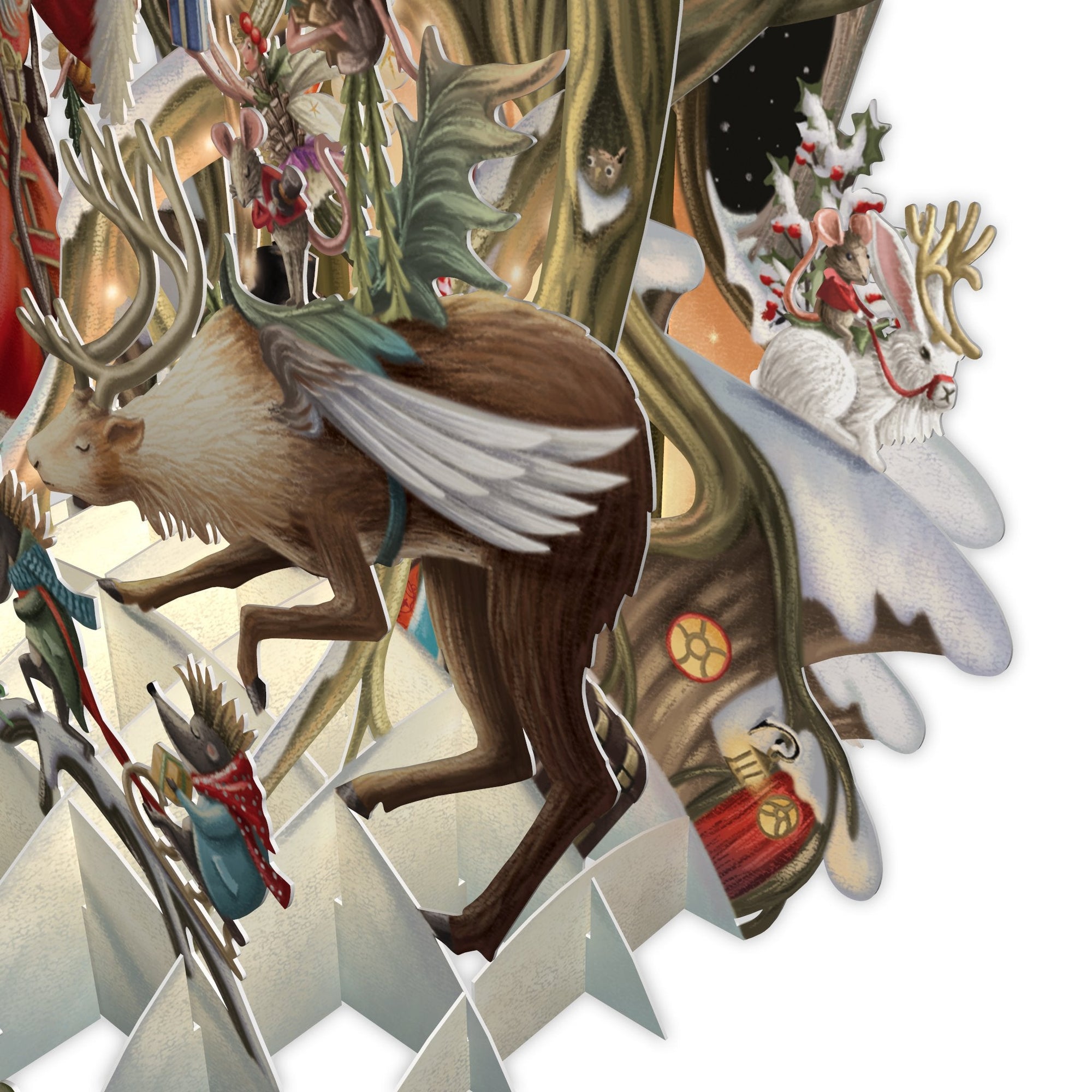 &quot;Santa&#39;s Woodland&quot; - Top of the World Christmas Card