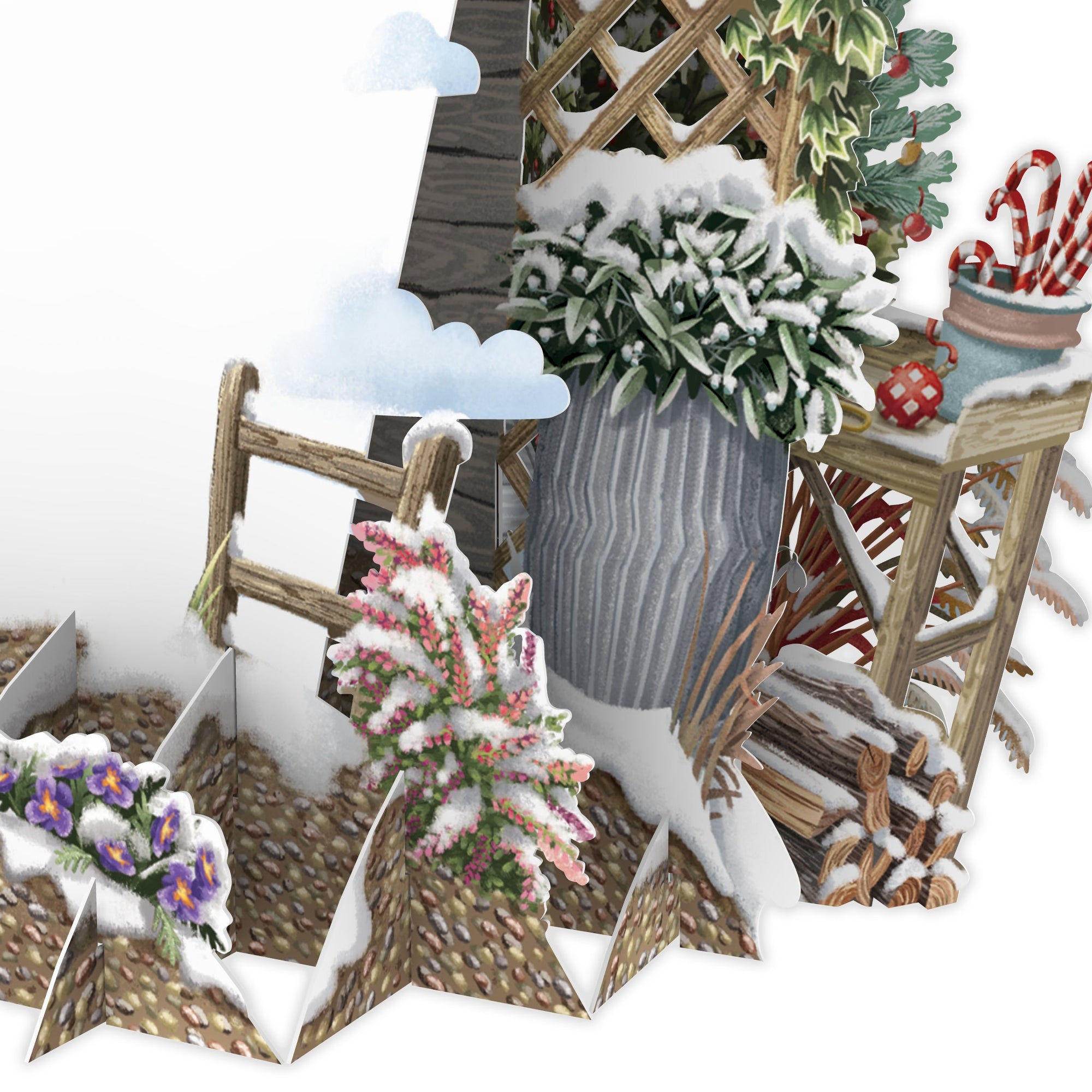 &quot;Santa&#39;s Shed&quot; - Top of the World Christmas Card