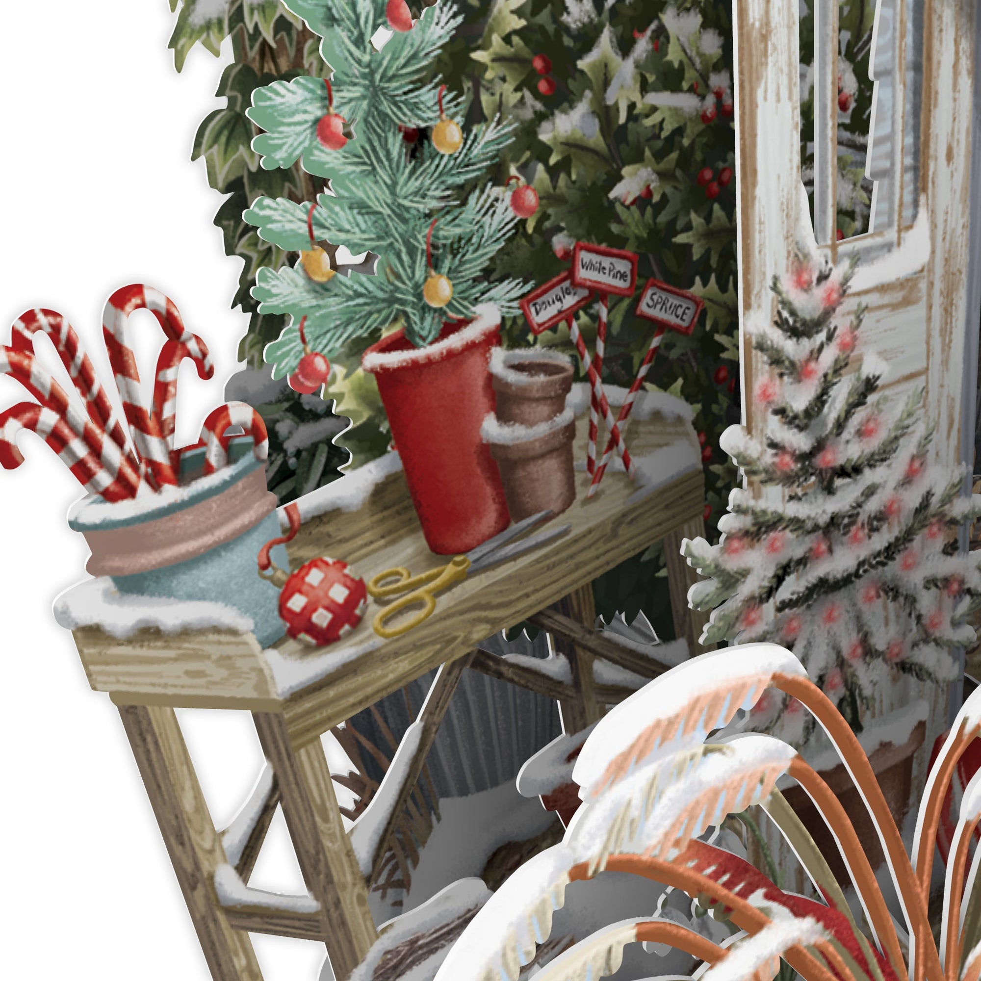 &quot;Santa&#39;s Shed&quot; - Top of the World Christmas Card