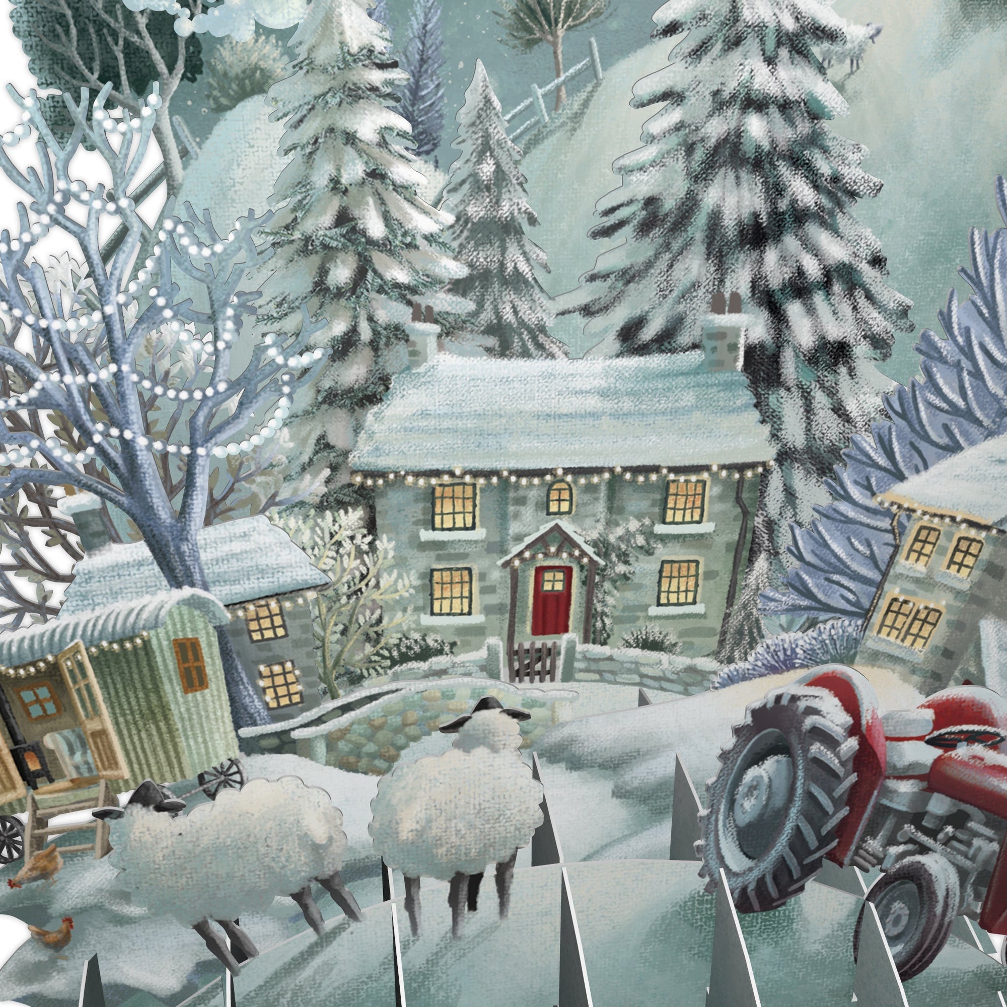 &quot;It&#39;s Santa&quot; - Top of the World Christmas Card